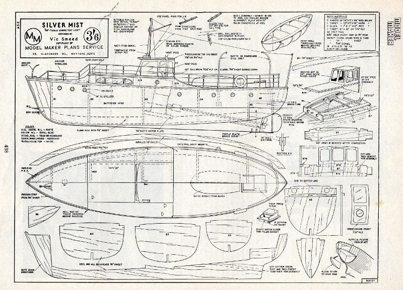 Vic Smeed's Silver Mist | Model Boats