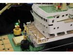 Superb detail on this model of the Trinity House Buoy Tender Patricia.