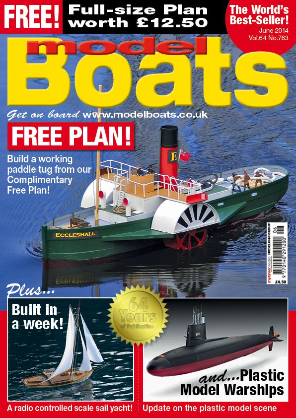 Model Boat front cover, June 2014