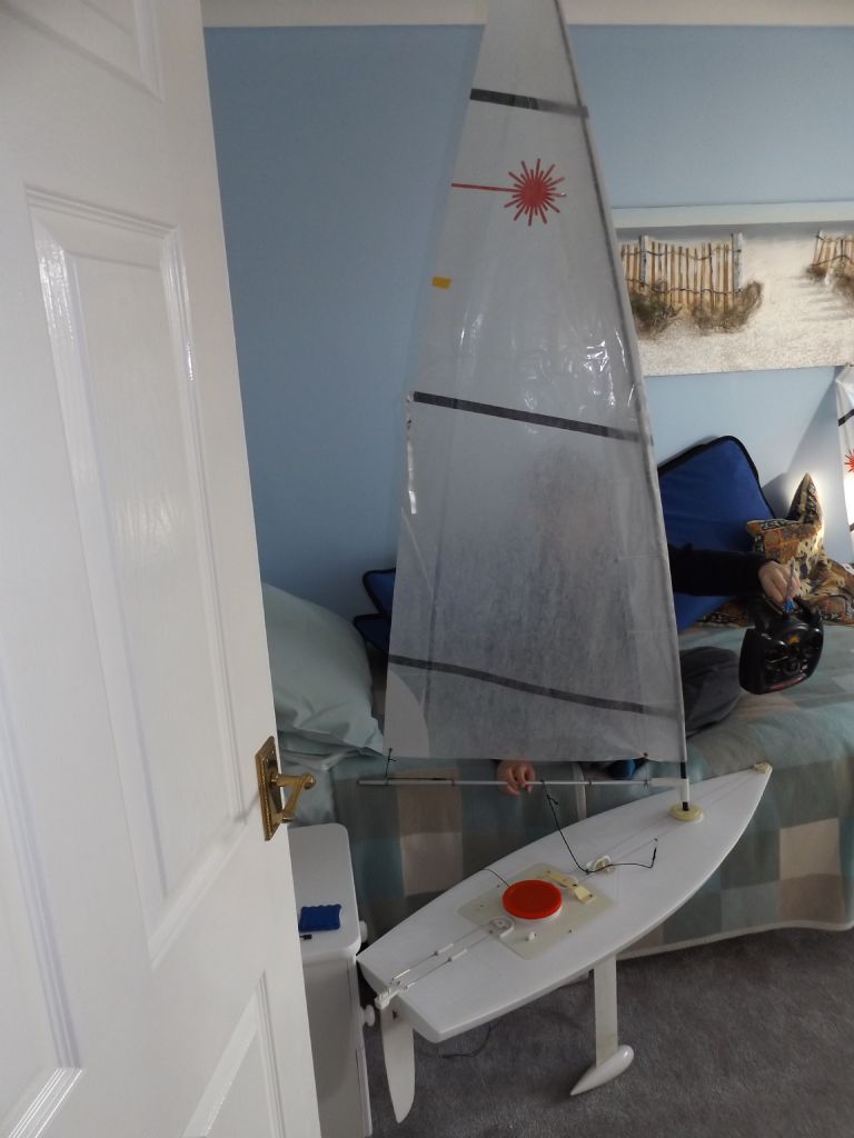 used rc laser sailboat for sale