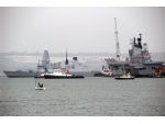 HMS Diamond comes into view