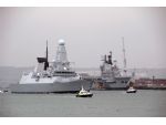 Diamond and Ark Royal - different generations of warship