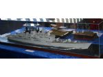 Best Model Ship award went to this scratch built 1:196 scale stretched Type 42 destroyer HMS Manchester, built by Geoffrey Taylor.