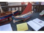 The new model of the first Holyhead sailing and rowing lifeboat by Les Jones.