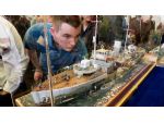 HMCS Agassiz attracted a steady stream of enthusiasts keen to get a glimpse of this extraordinary Flower Class corvette model.
