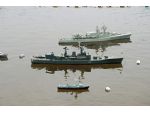 Allan Pew's Indian Navy ship Taragiri and Geoff Eastwood's HMCS Annapolis