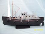The completed 61.5 foot Admiralty Motor Fishing Vessel static model from the James Pottinger Free Plan.