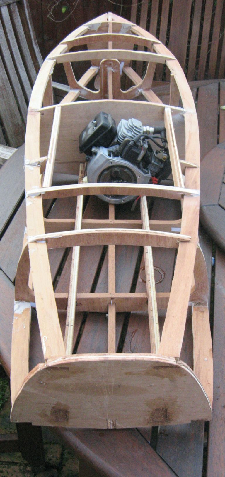 Barrel Back. Model Boats