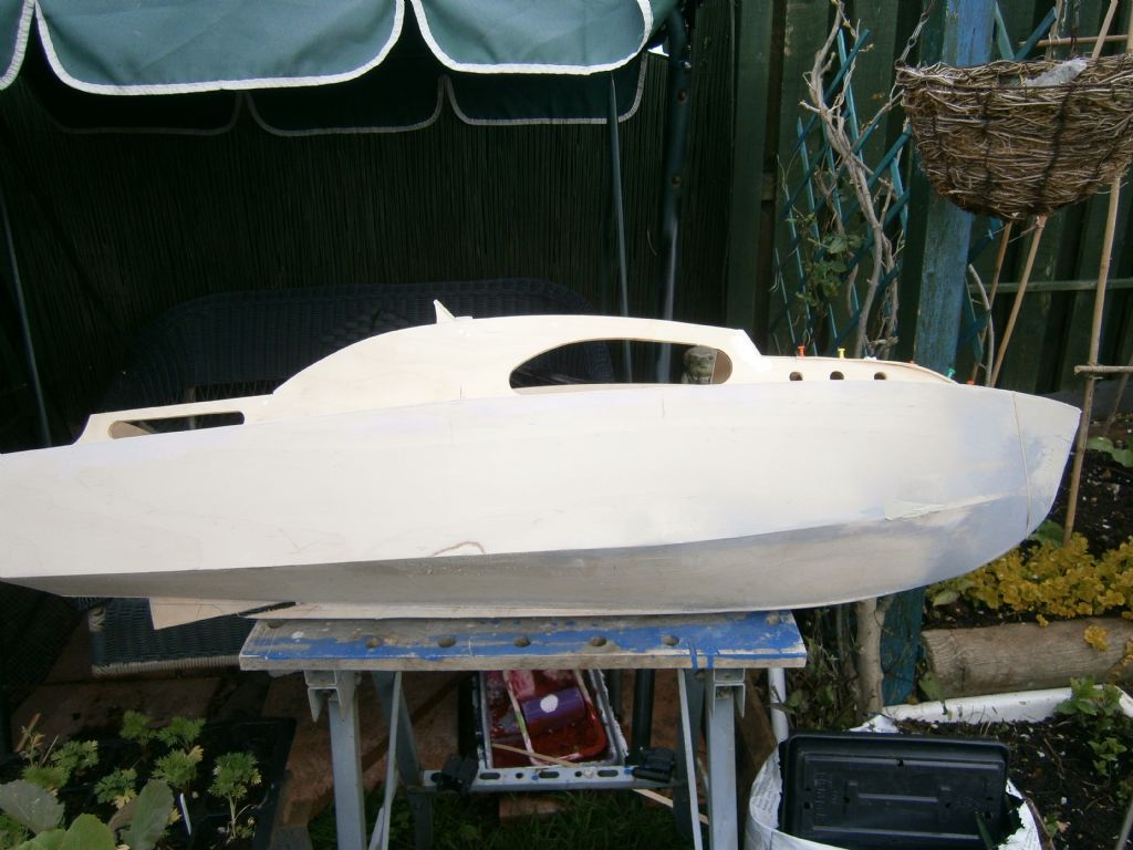rc boat frame