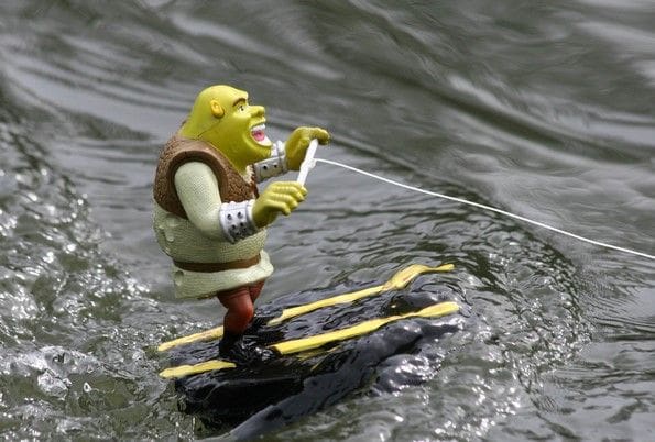 Shrek on Skis!