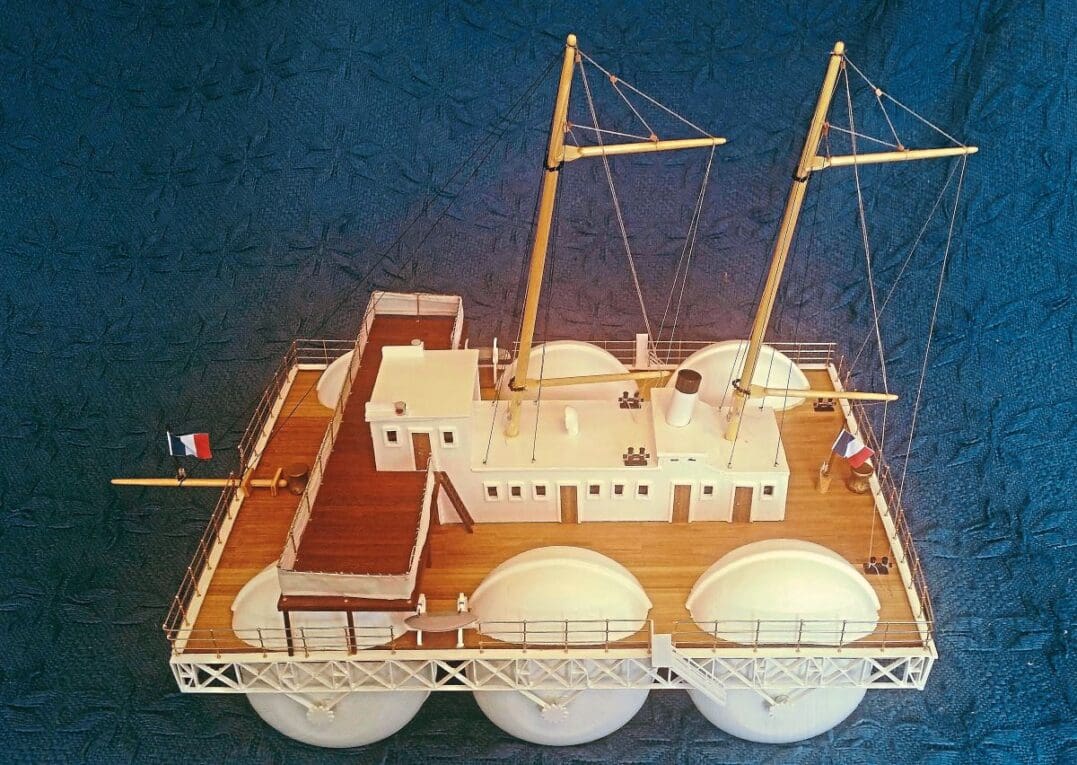 Bizarre 19th century ‘Roller Ship’ model build – The Ernest Bazin