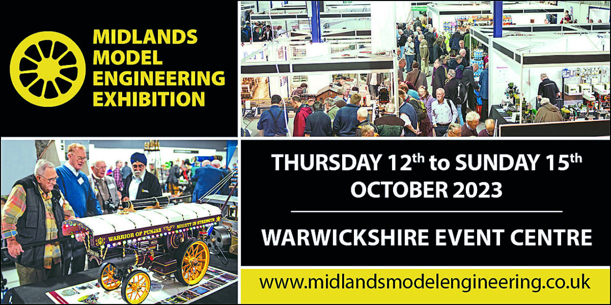 The Midlands Model Engineering Exhbition is this weekend