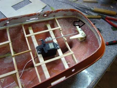 Rudder Servo 001 (Small)