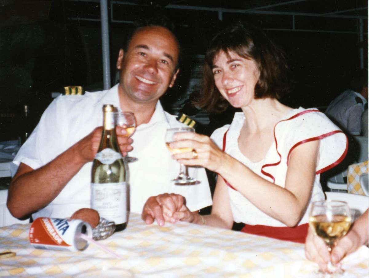 Author & Wife Christine Barbeque night
