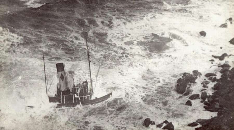 Joffre aground 2