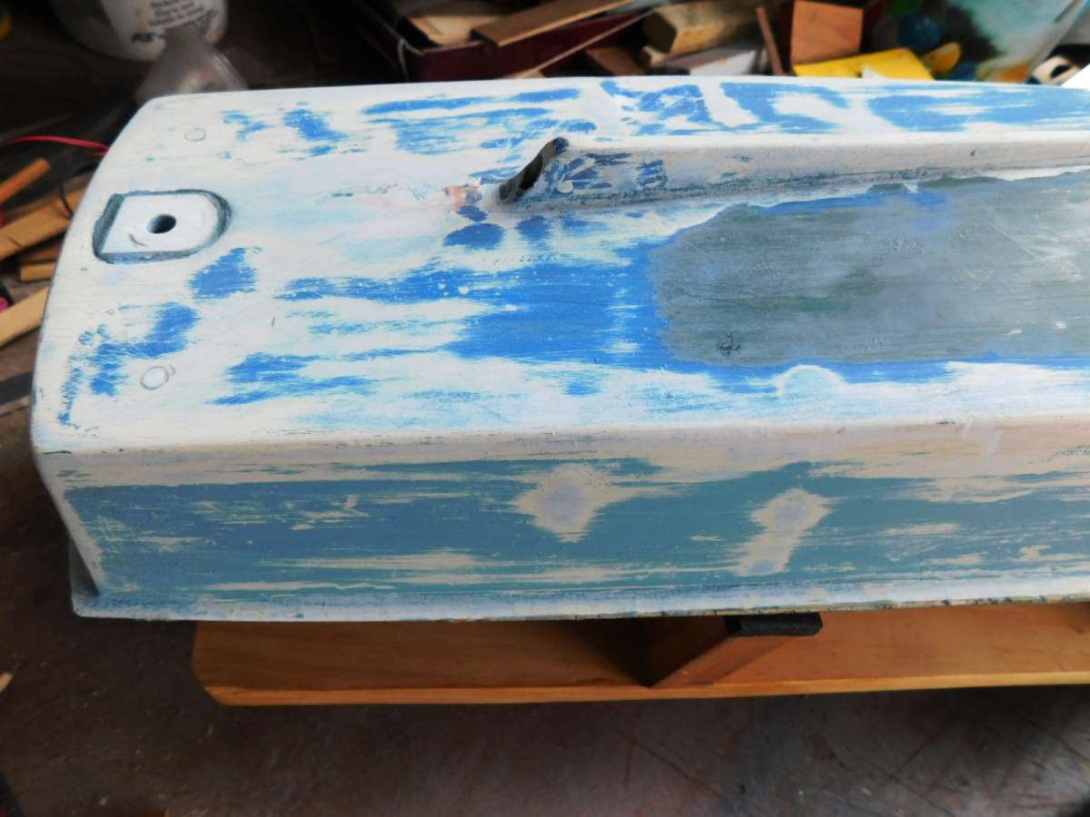 Rudder holes filled
