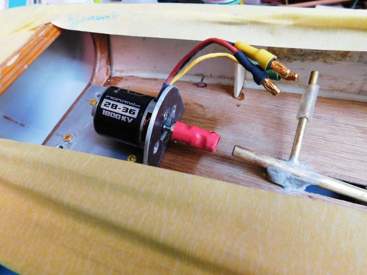 Motor installed