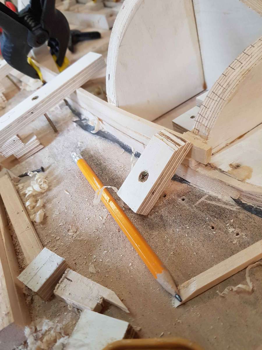 plank clamped