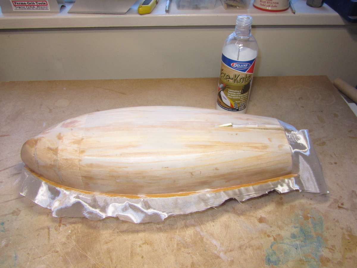 Hull with cloth