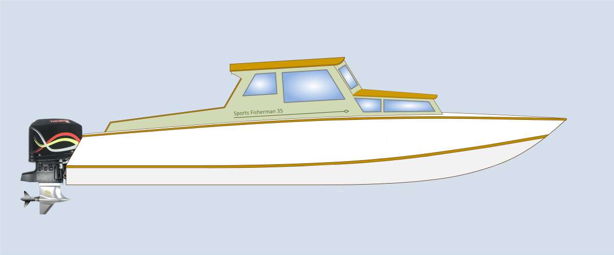 Sports Fisherman 35 - Outboard